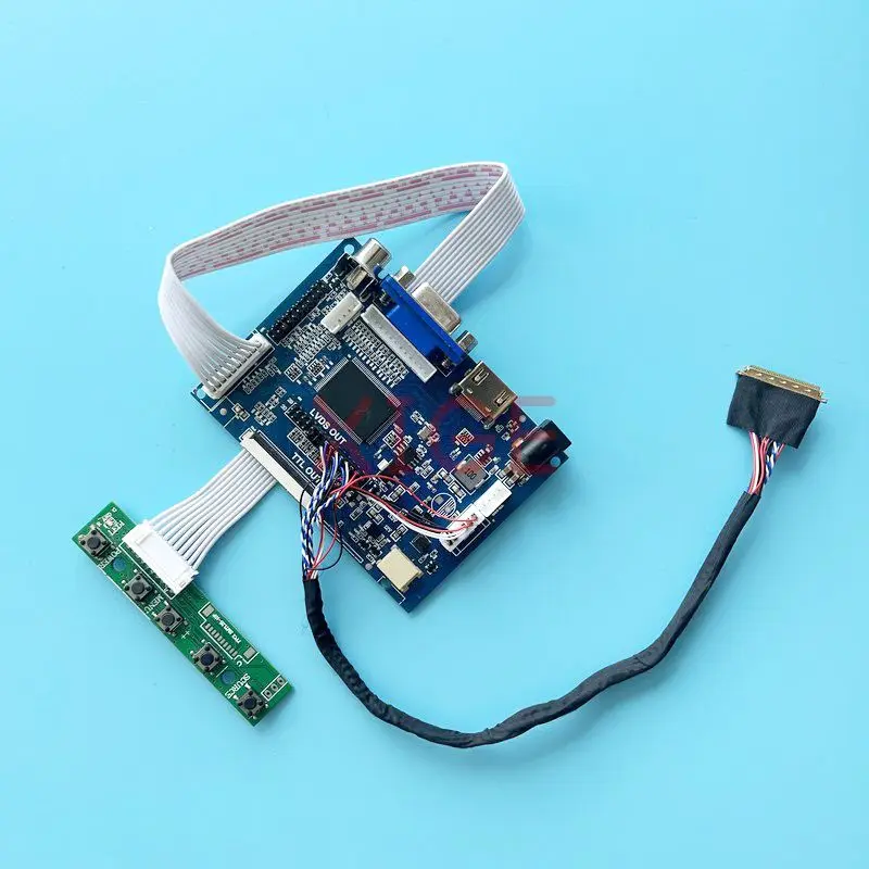 

Плата контроллера для LTN140AT16 LTN140AT17, плата VGA 2AV LVDS 40-контактный ЖК-дисплей 14 "1366*768, совместимость-HDMI, комплект для сборки «сделай сам»