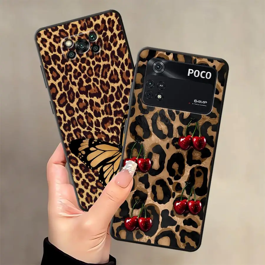 Leopard Pattern Phone Case - Fashionable Protective Cover