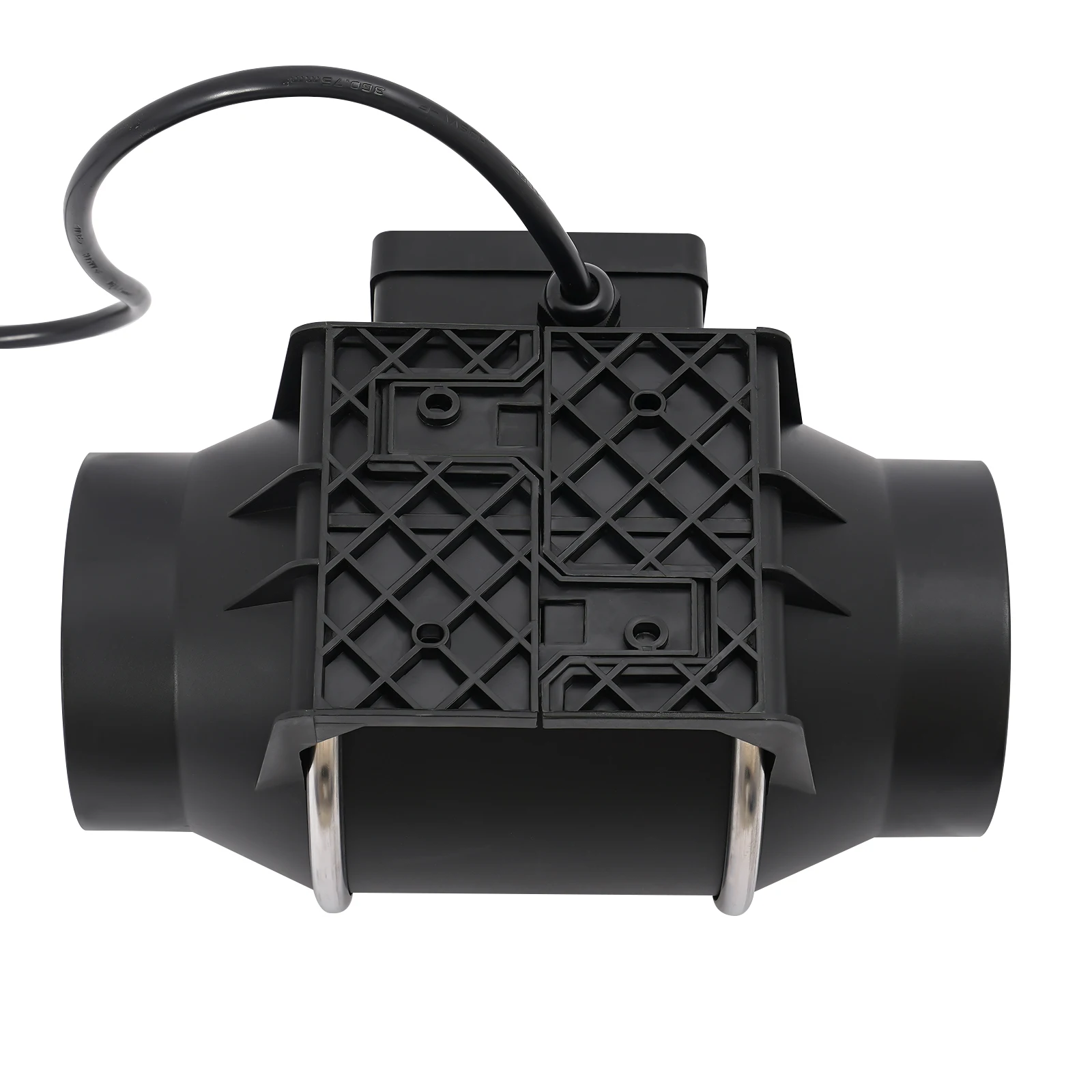 Bočni pogled ispušnog ventilatora za kanal