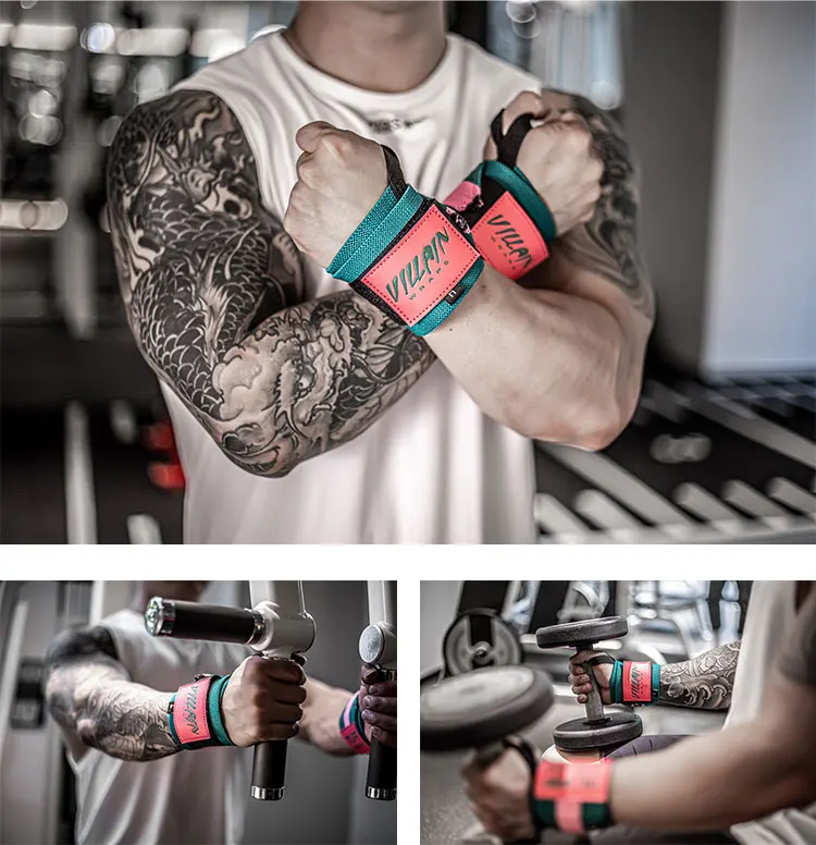 Wrist Support Band Fitness Wrist Band Wrap-around Pressurized Protective Gym Weight Lifting Powerlifting Assistive Wrist Strap Support Sports Wraps