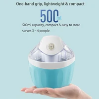 Machine à crème glacée électrique portable, machine à crème glacée DIY, machine à yogourt glacé, smoothie, milkshake, 500 ml 6