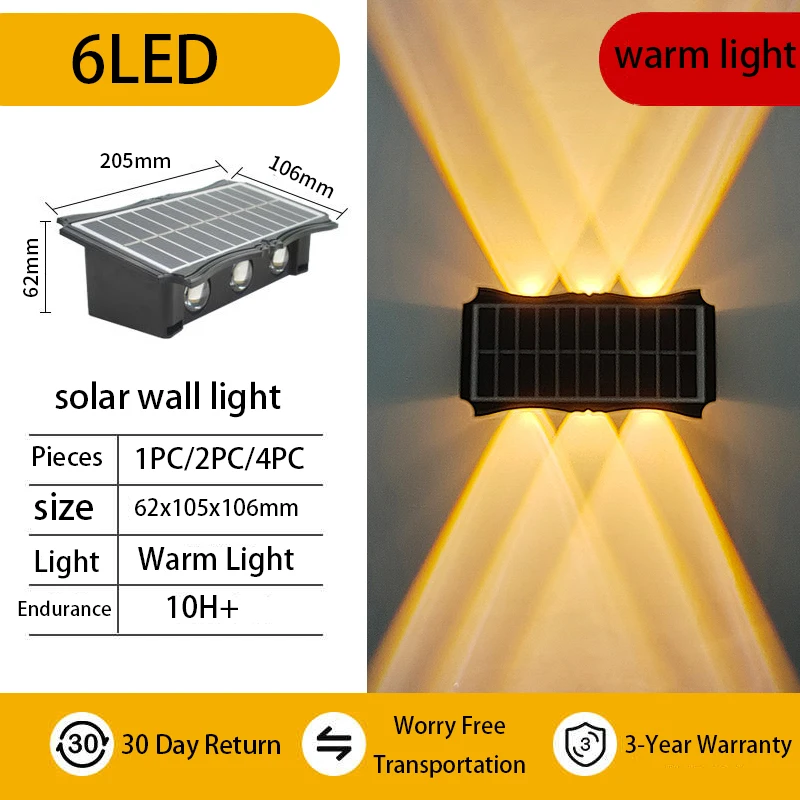Wall Light Warm 6LED