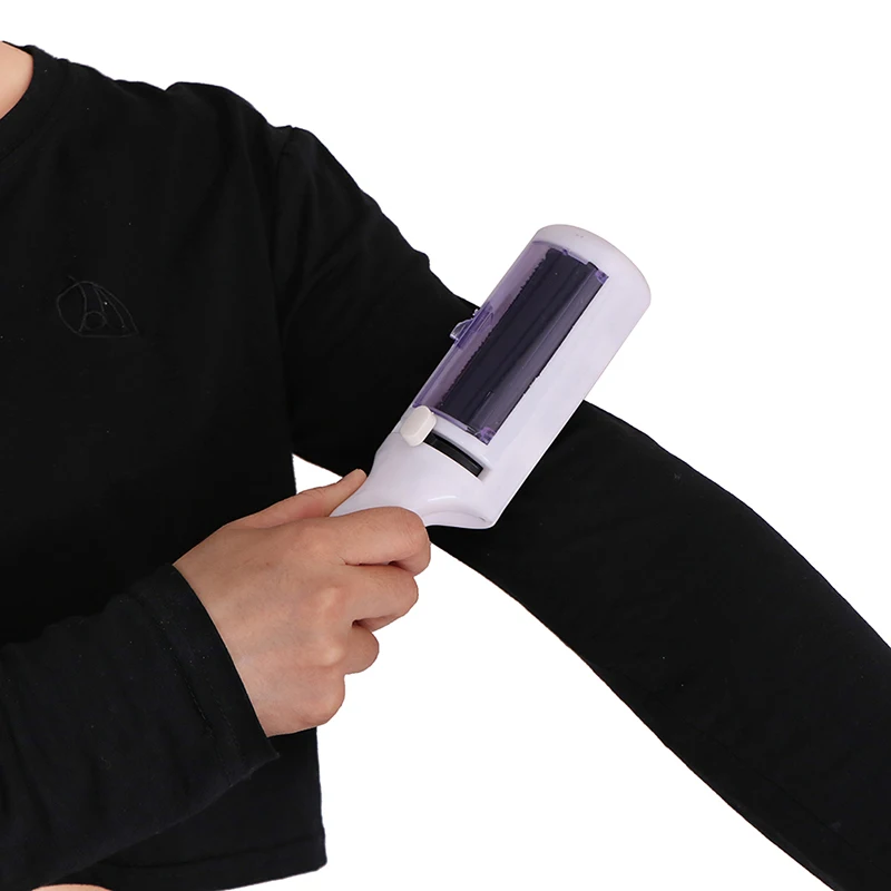 Static Clothing Dust Pets Hair Cleaner Remover Brush Suction Sweeper For Home 24.5*6*5.1cm