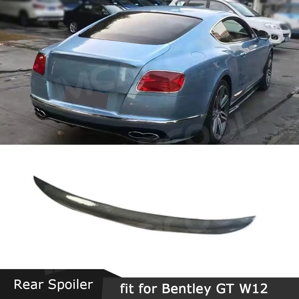 

Carbon Fiber Car Rear Trunk Wing Spoiler Boot Lip for Bentley Continental GT W12 2015-2017 Rear Wing Spoiler