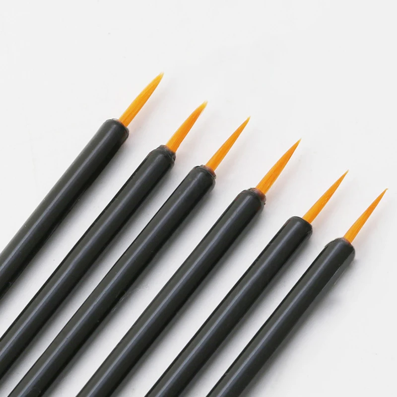 50pcs Disposable Nail Brush Nail Art Liner Brushes Gel Brush Gel Polish Painting Drawing Art Pen