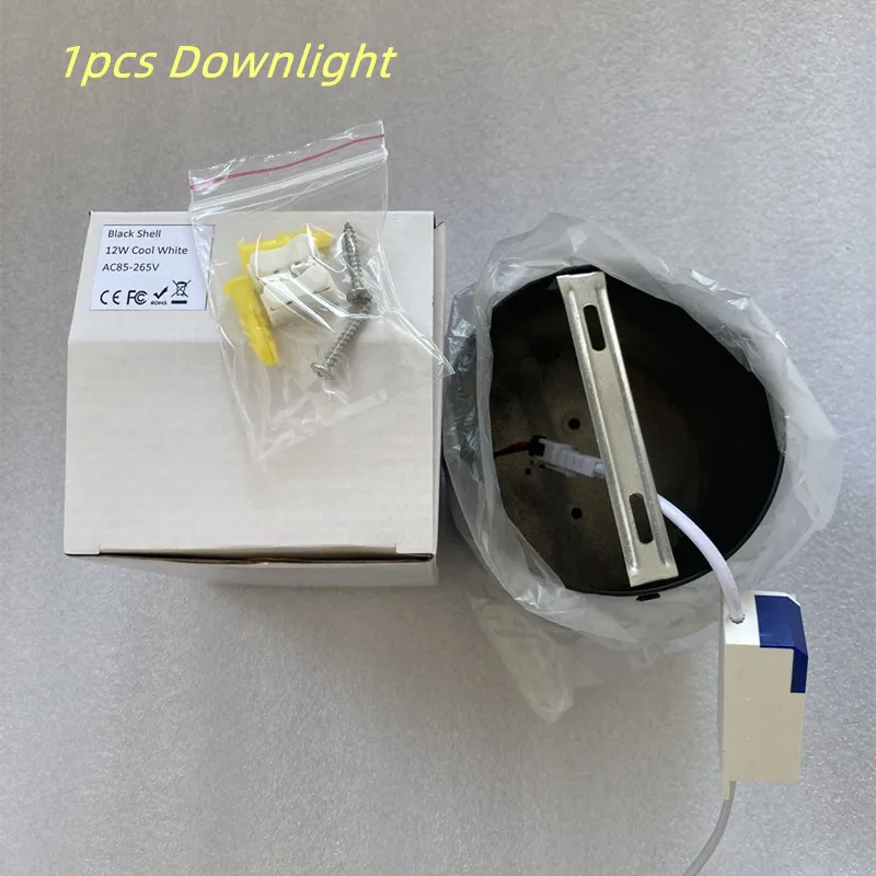 Dimmable Surface Mounted Ceiling Downlight 5W-24W AC85-265V COB Led Spot Light