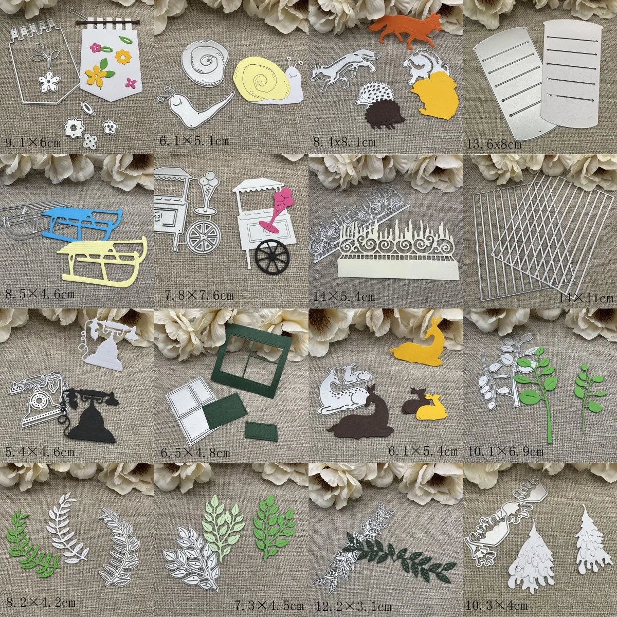 Serie Dekoration Metalls chneid werkzeuge Schablonen für DIY Scrap booking dekorative hand gefertigte Stanz schablonen form