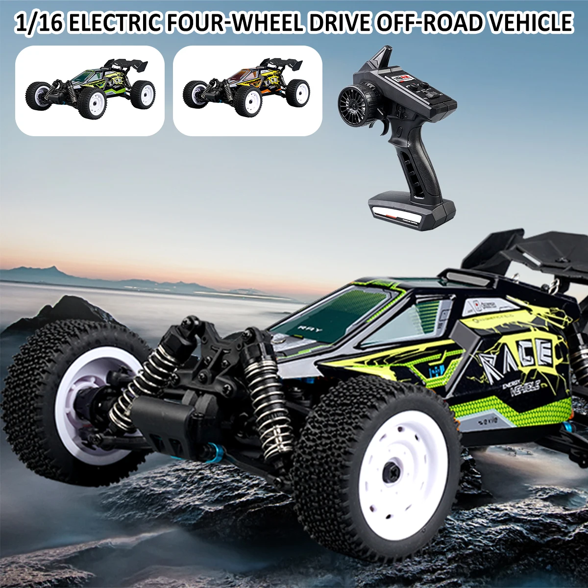 RC Cars hot JJRC 4WD 1:16 RC Car Toy 2.4G 35km/h Remote Control Racing Drift Off-road Vehicle Electric Model Four-wheel High-speed Drive best RC Cars