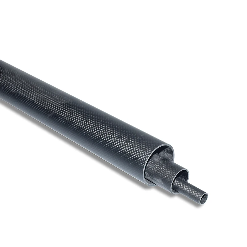 Lot de 2 tubes carbone drone 500mm - 10x8mm à 35x33mm