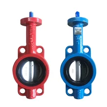  PN16 ductile iron body disc SS410 shaft EPDM seal 3 inch DN80 Wafer type butterfly valve 