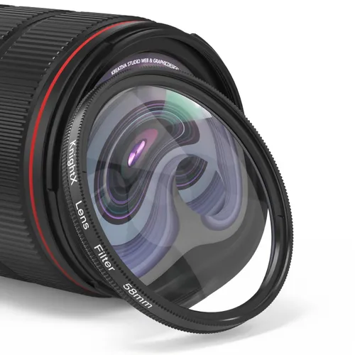 KnightX 52/55/58/62/67/77mm 카메라 필터 만화경 특수 효과 사진 액세서리 DSLR 렌즈 프리즘 Canon Nikon 6