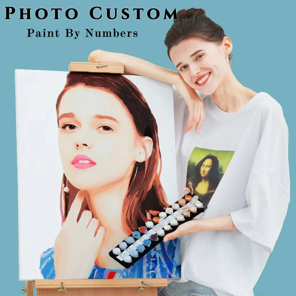 Jiath Personalised Painting By Numbers Dropshipp Color Photo Custom