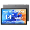 Super Large Screen 14.1 inch tablet Pc New Android 12 Phone Call Google Market GPS 5G WiFi FM Bluetooth 10000mAh 12GB+256GB Tab 1