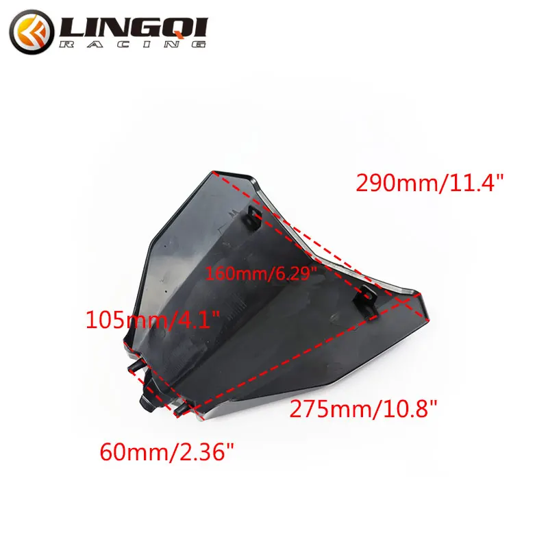 LINGQI Pit Dirt Bike Number Plate Fairing Front Plastic Motorcycle Holder Plates Name Panel motorcycle number plate fairing For Kayo T4 Parts Motocross Off Road