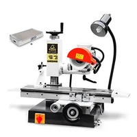 HY-600 portable tool surface grinding machine milling cutter, drill er turning universal grinder with 150*300 magnet disc 1