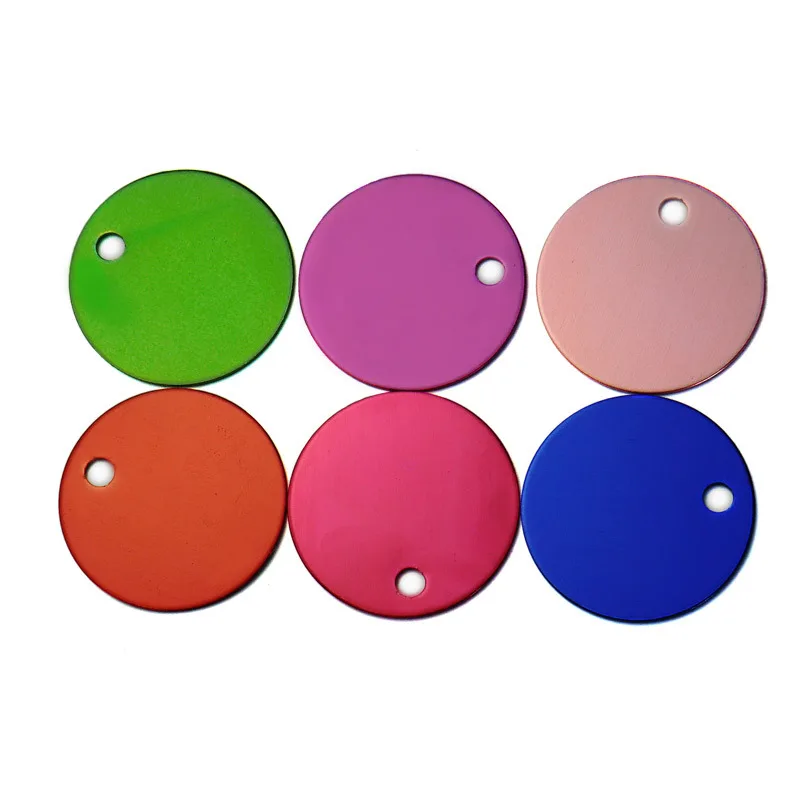 ペットIDタグ | カスタムプロモーション製品および企業ギフトの製造業者 | Jin Sheu 犬のためのIDタグ犬のタグ 100個の陽極酸化アルミニウム犬タグ名犬IDタグ犬の襟パーソナライズされたペット ID.犬の名前タグ犬の