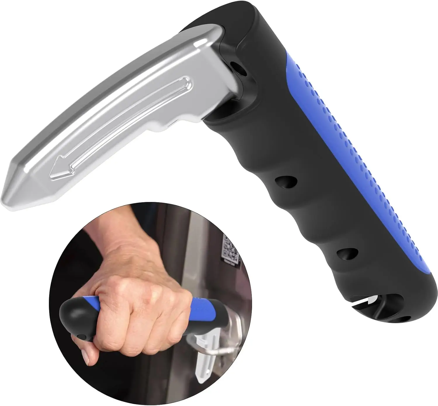 Multi-function car handles for the elderly and disabled 3-in-1 car door assist handles seat belt cutters window switches