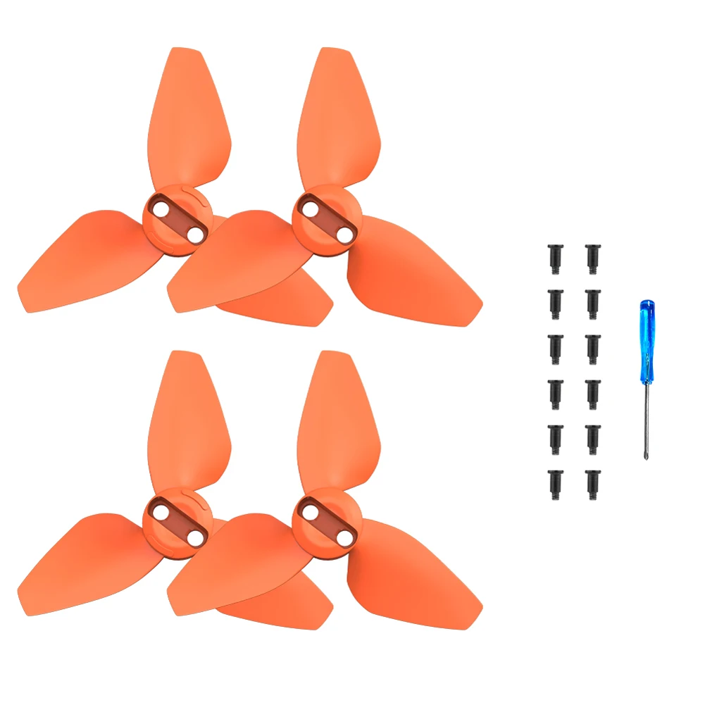 Hélices compatibles DJI Neo – Lot de 2 paires, couleurs vives, dégagement rapide