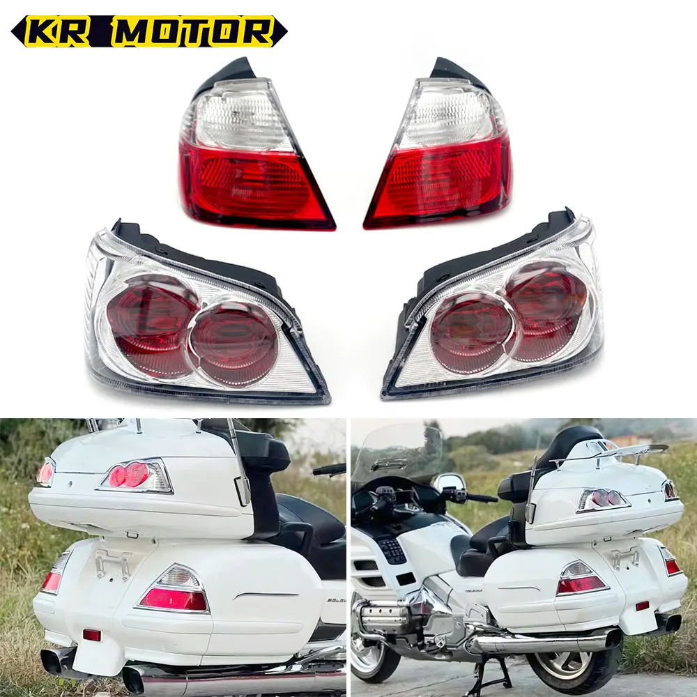 

For Honda Goldwing GL1800 Motorcycle Rear Brake Tail Lamp Turn Signals Light Indicator Lens Housing Cover Fit GL 1800 2001-2017