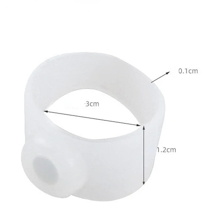 Magnetic Therapy Slimming Toe Rings Fat Burning Rings Silicone Foot Massage Toe 2Pcs/pair Magnetic toe rings