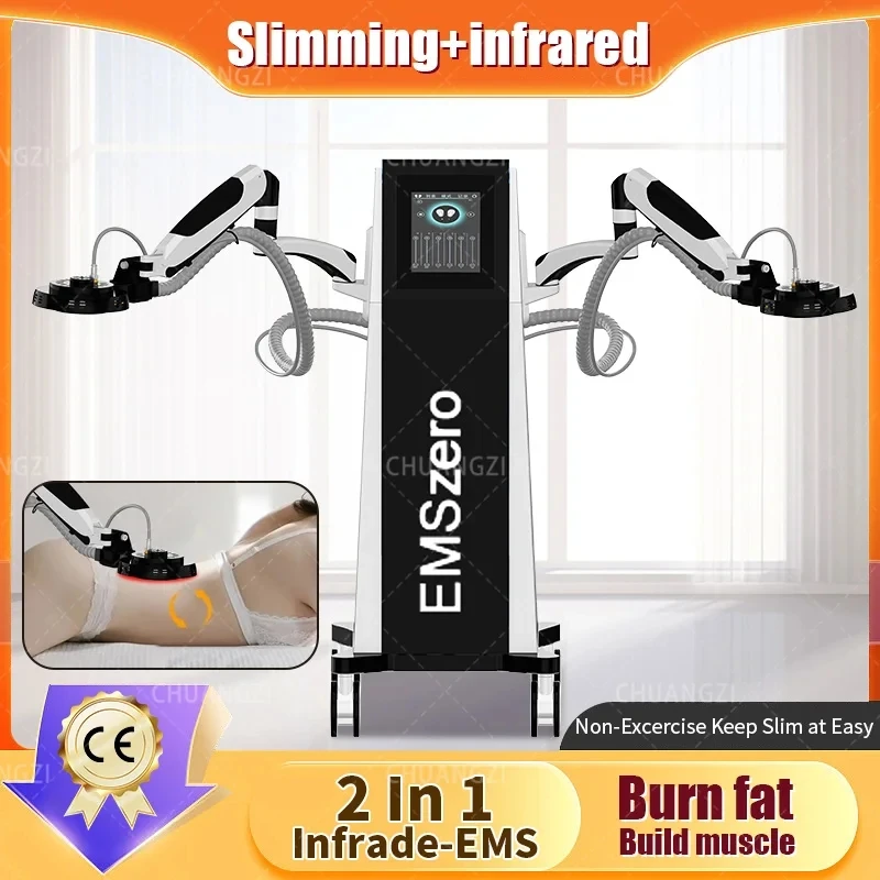 The latest 2024 new EMSZERO infrared heat / high-intensity fat burning to enhance muscle perfect shaping 2024 high intensity 4 handles portable ems body sculpt slimming hiemt fat removal machine muscle stimulation