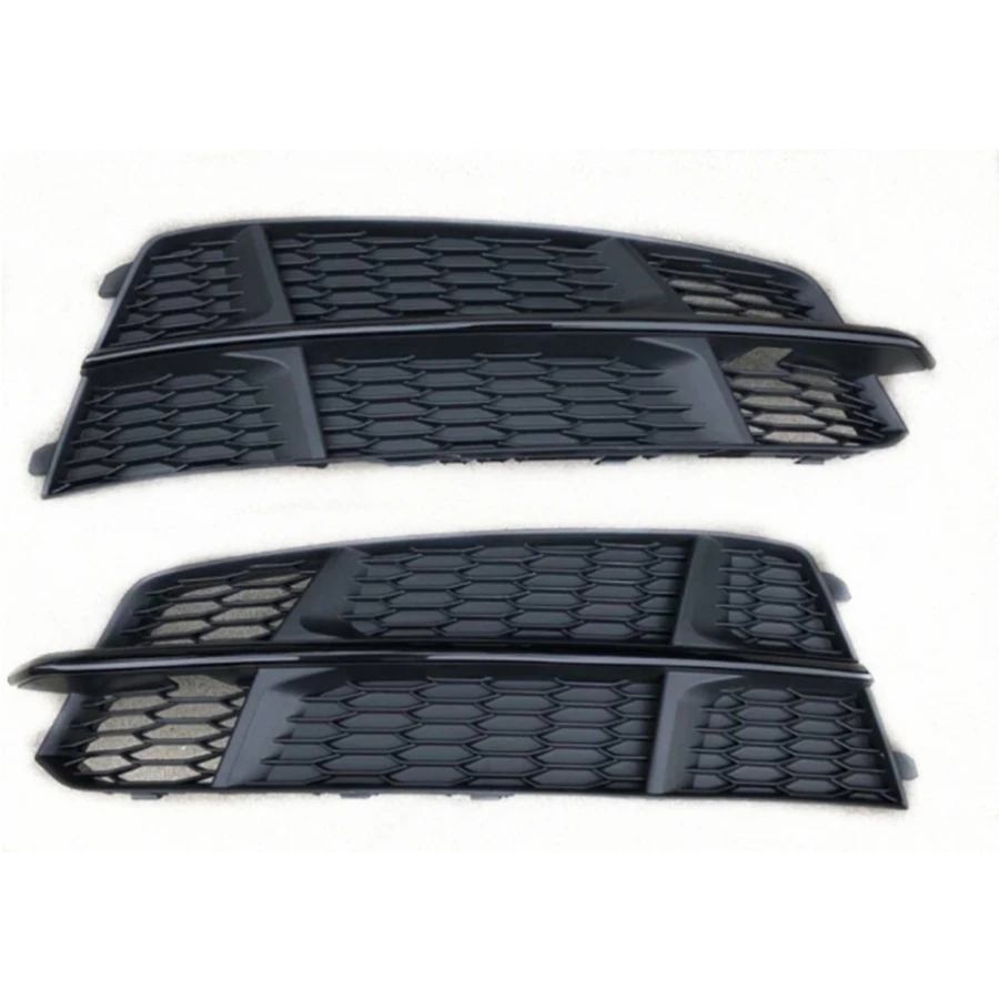 

For Audi A6 16-18 Imported Honeycomb Fog Lamp Frame Fog Lamp Cover Modified Lower Mesh Intake Grille