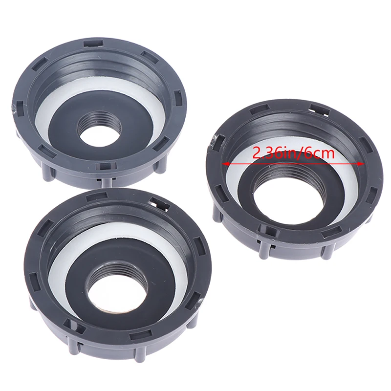 Tank Fitting Connector Durable S60X6 Coarse Threaded Cap 60mm Female thread to 1/2",3/4",1" Adaptor IBC Tank Adapter