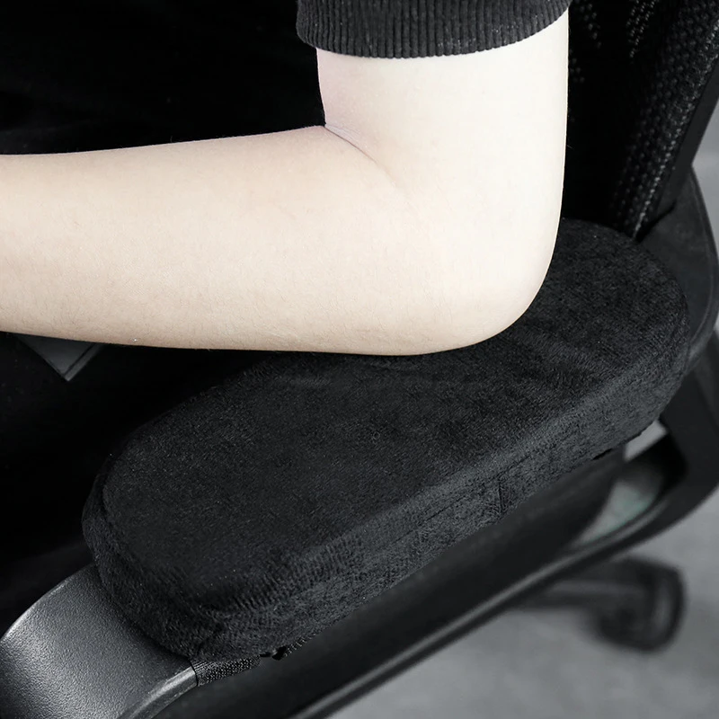 Memory Foam Office Chair Armrest Pad PP Cotton Filling Armrest Cushion Pad Soft Home Office Chair Comfortable Elbow Pillow 3