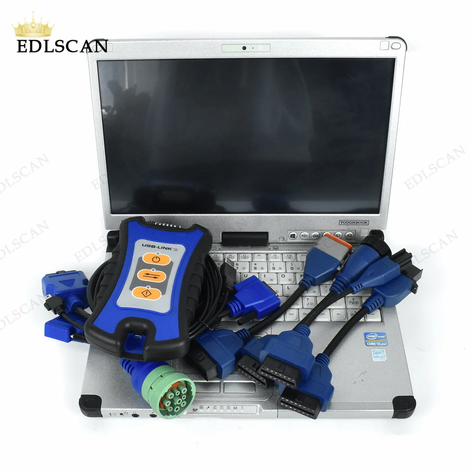 Cfc2 Laptop For Data Link Adapter Universal 125032 Version Usb Link N2 Link 3 Per Truck Scan Interface Diesel Heavy Duty