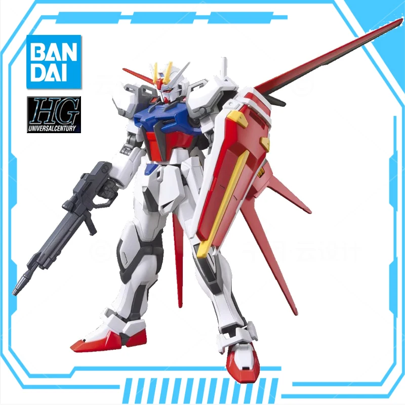 

BANDAI ANIME HG 1/144 AILE Strike Gundam GAT-X105+AQM Mobile Report Gundam Assembly Plastic Model Kit Action Toys Figures Gift