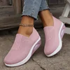 2024 Women Walking Shoes Air Cushion Non Slip Orthopedic Shoes Ladies Platform Mules Breathable Wedge Female Sneakers 1