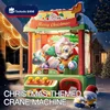 New Christmas Theme Doll Machine Coin Operated Play Game Claw Catch Toy Machines Dolls Children Interactive Toys Christmas Gifts 5