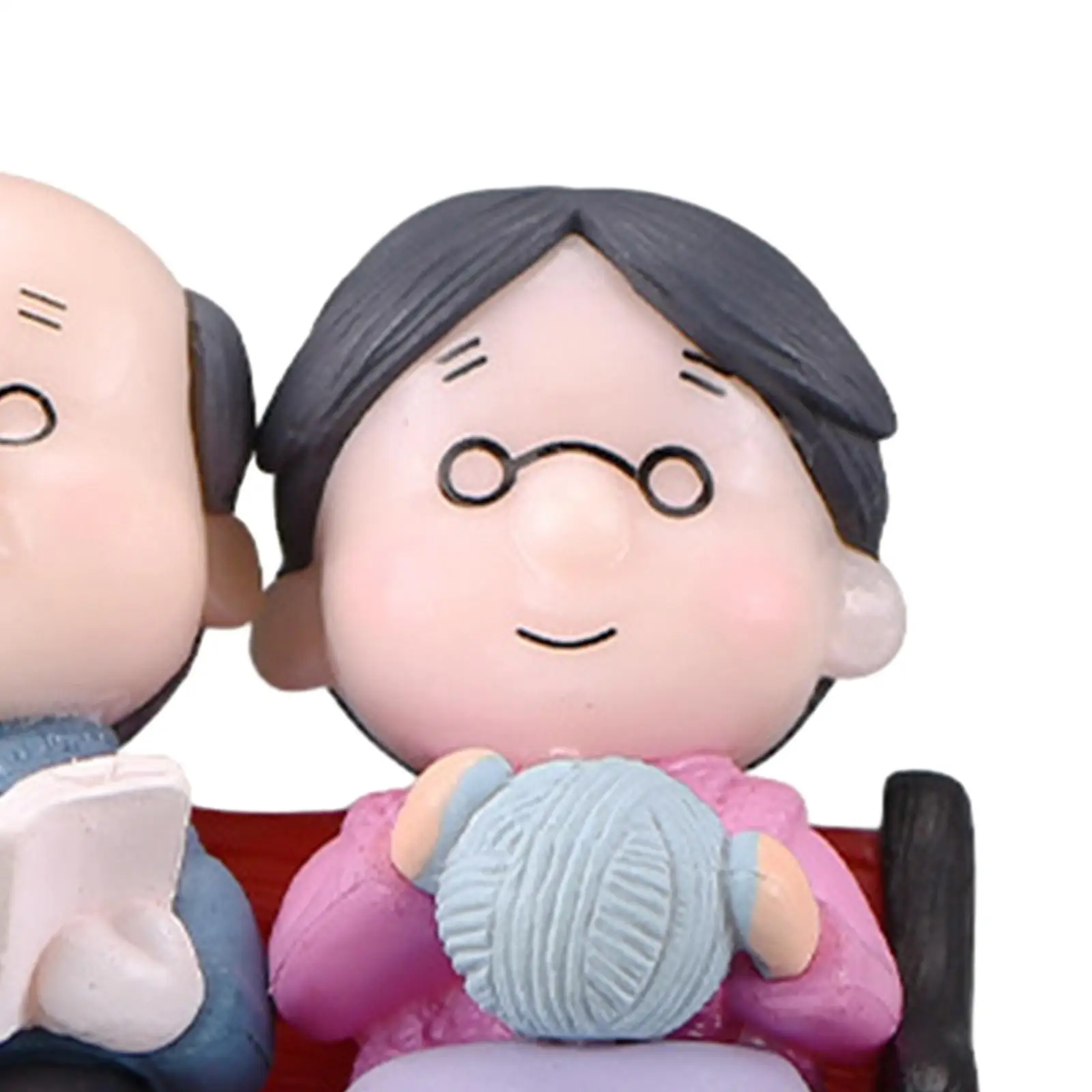 사랑 노인 커플 미니어처 장식, 결혼 선물, 재미 있고 사랑스러운 부모