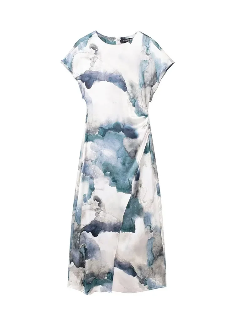Aurelia Kurta De Mezcla De Algodón Recto A Rayas Para Mujer
