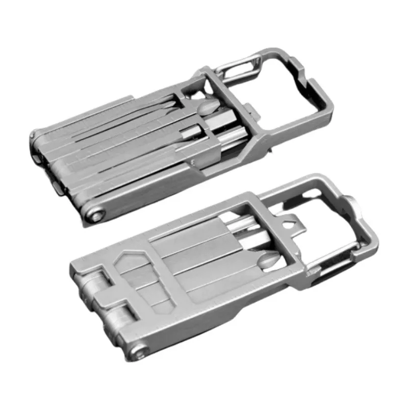 Multifunctional Batch Photography Gadget Stainless Steel Combination Tool Mobile Phone Holder Folding Outdoor Bottle Opener