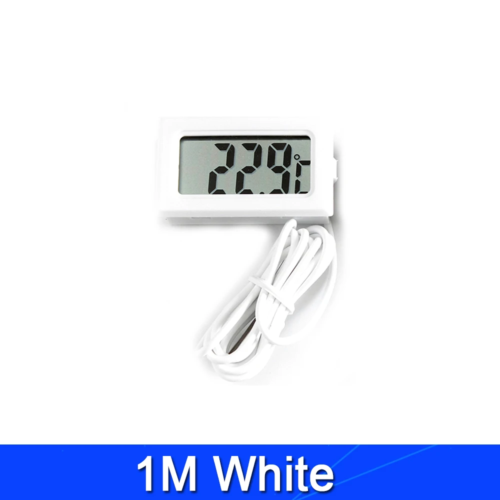 Waterproof LCD Digital Thermometer with Wide Temperature Range for Indoor and Outdoor Use