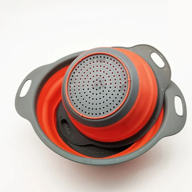 Collapsible Silicone Drain Basket 3