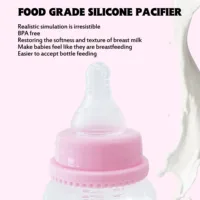 0-6 months newborn bottle, specially made for newborns, slow flow, no choking, lightweight super drop-proof newborn bottle 2