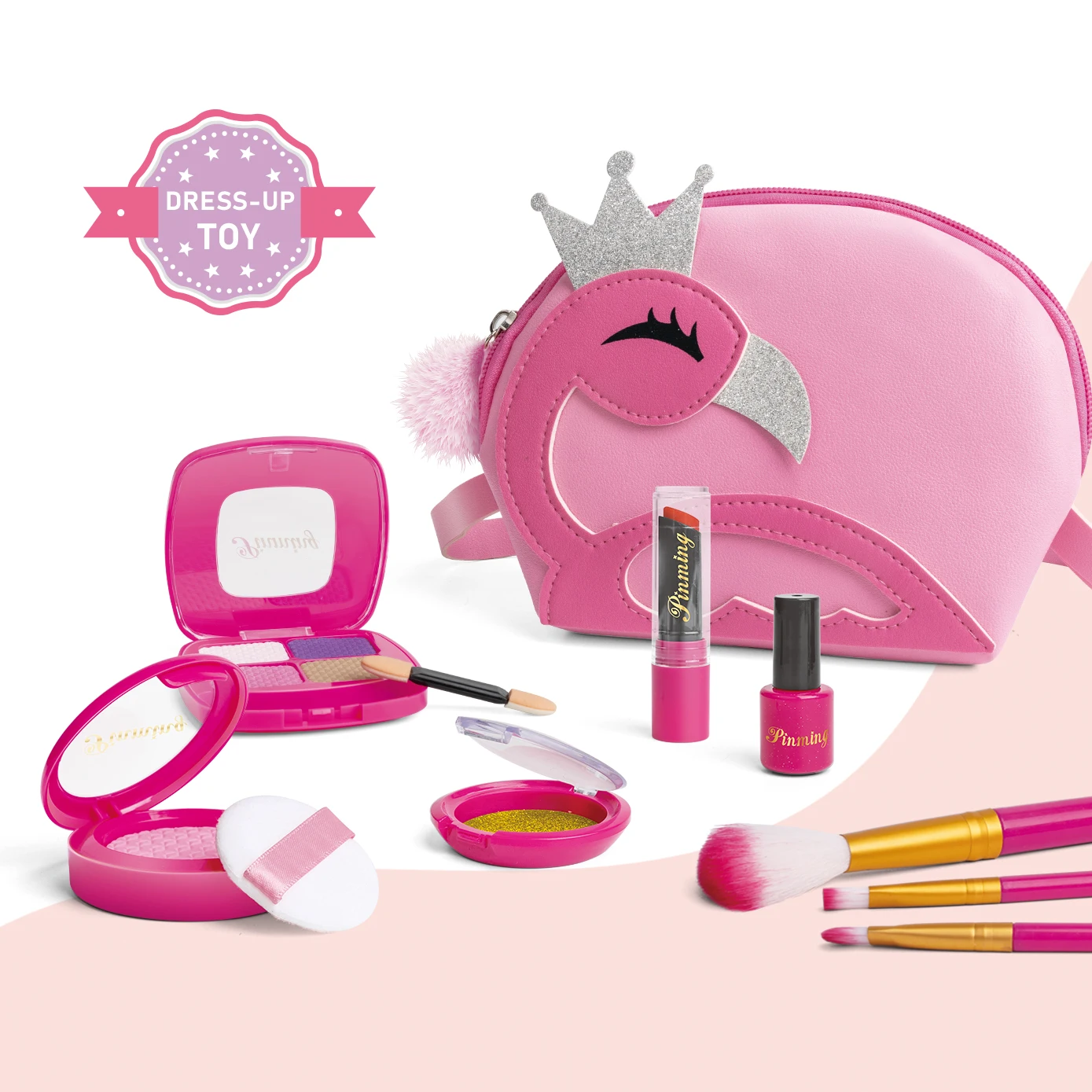 Simulation Cosmetics Princess Toy Backpack Bling Bling Hair Toy Girls Toys Girls Toys From 7 to 10 Years Pretend Imitation Game 3