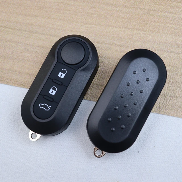 กุญแจรถ Fob กรณีเชลล์สําหรับ Fiat 500 500L Bravo Panda Freemont Punto Ducato Peugeot Boxer Citroen Jumper/ปุ่ม Pad 3