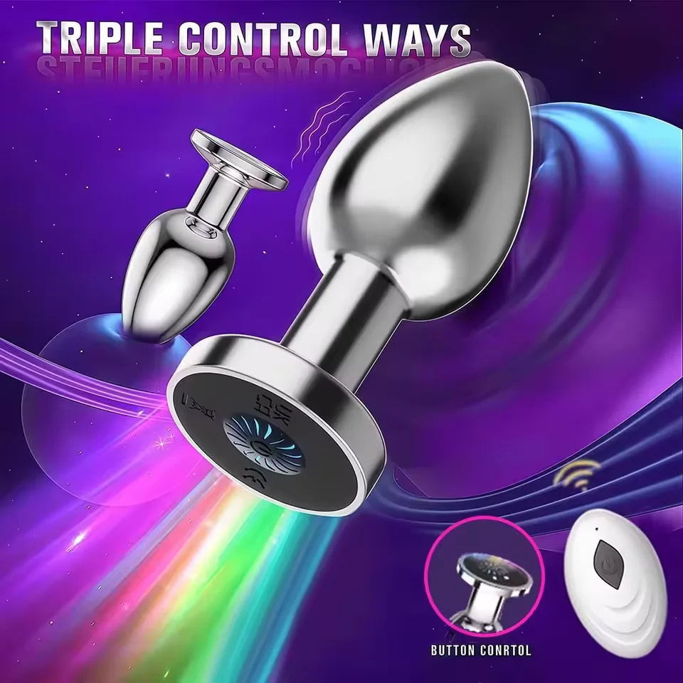 Analvibrator, kabelloser Buttplug für Männer mit Fernbedienung, Prostata-Massagegerät, Klitorisstimulator für Frauen, Masturbator, Sexspielzeug für Paare_voghion.com
