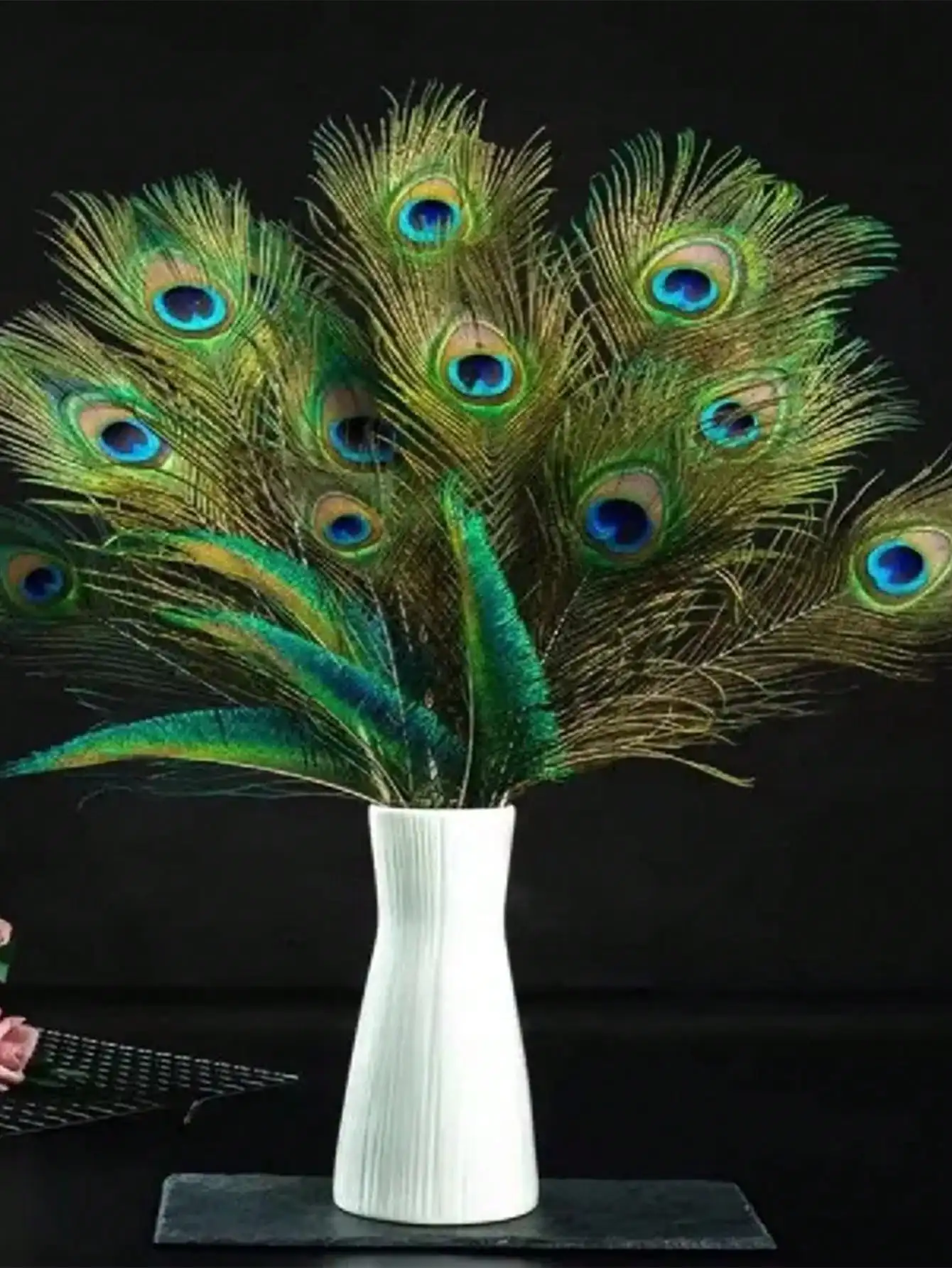 peacock feather decoration 10/20Pcs 10-12inch/25-30CM Natural Peacock Feathers Crafts Handwork DIY Party Plume Wedding Home Furnishing Decor