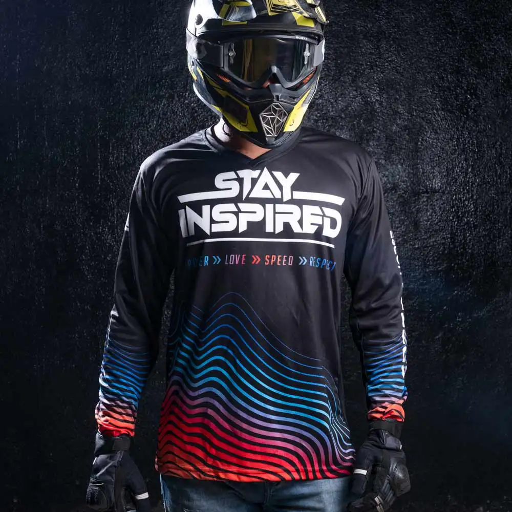 2023 Team Jersey Long Bmx Moto Mtb Enduro Moto Cross Jersey Maillot Hombre Bicycle Dh Mx Cycling Bike Downhill Jersey