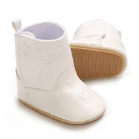 Baby Winter Boots With Rubber Soles Anti-slip Baby Western Style Denim Boots Baby Shoes 0-18Months 3