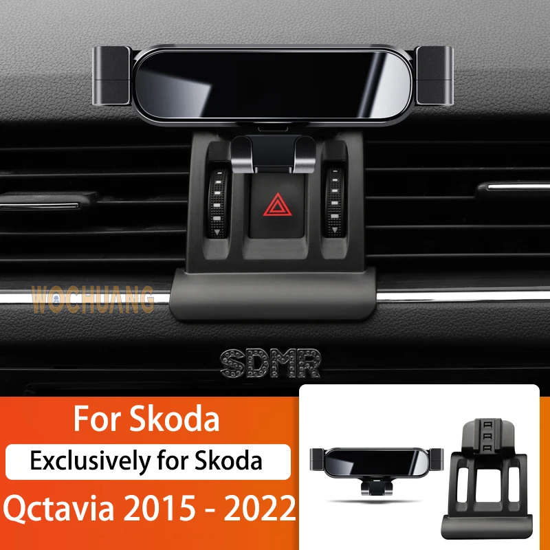 Car-Mobile-Phone-Holder-For-Skoda-Octavia-15-2022-360-Degree-Rotating ...