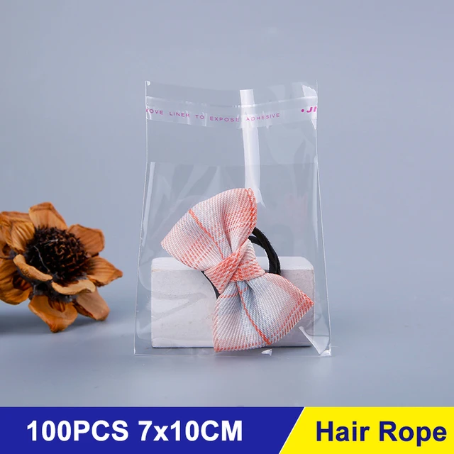 Plastic Clothing Packaging Bags Accessories Gifts Transparent Sealed