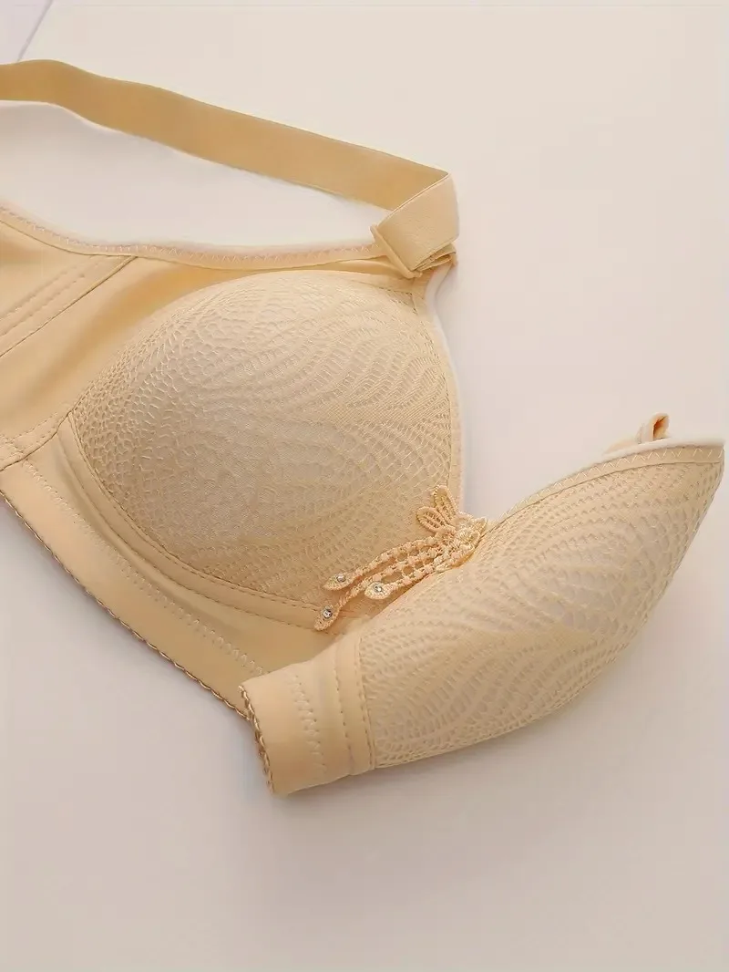 Appliques Jacquard Bra Women's Bra 1 Piece