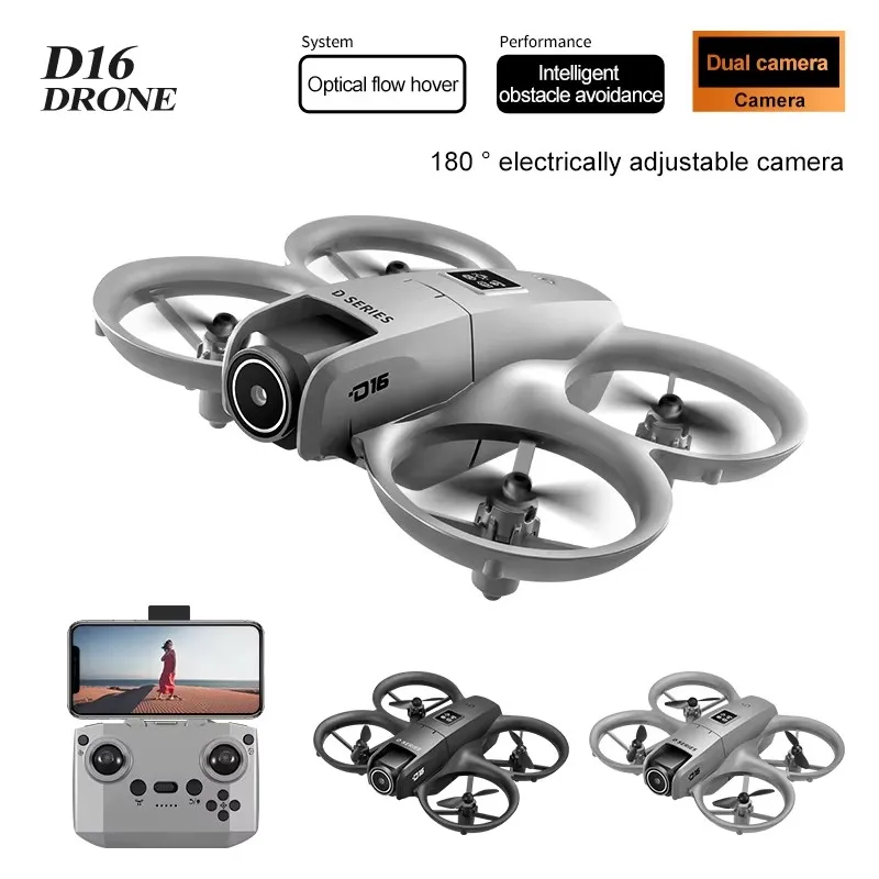 Mini Drone 8K avec Écran - Noir ou Gris | Lot 1