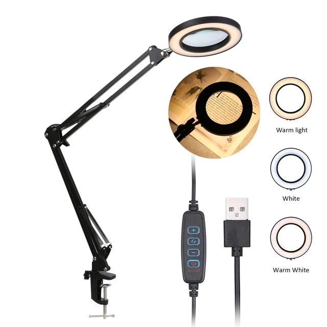 Pro 5x Diopter LED Magnifying Lamp