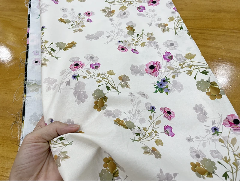 100% Cotton Poplin Printed Fabric Brand Fashion Design Women's Shirt Fabrics Cloth for Dress Diy Sew by the Meter Material
